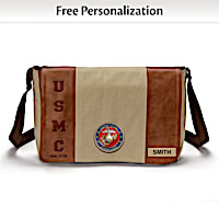 Pride of the USMC Personalized Messenger Bag