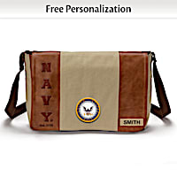 U.S. Navy Personalized Messenger Bag