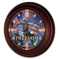 Soaring Freedom Wall Clock