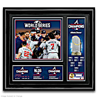 Braves 2021 World Series Champions Framed Wall Decor