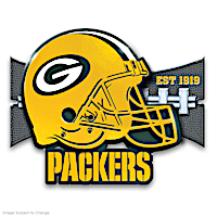 NFL Green Bay Packers 3D Metal Sign With LED Backlights
