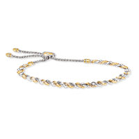Genuine Diamond I Love You Mother And Daughter Bracelet