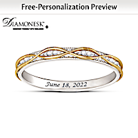 Endless Love Personalized Wedding Ring
