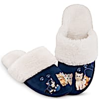 J&#252;rgen Scholz Kitten Art Women's House Slippers