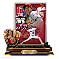 Shohei Ohtani Tribute Sculpture With Bronze-Finished Glove