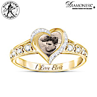 Love For Elvis Diamonesk Ring