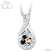 Disney100: Mickey Mouse Infinity Pendant Necklace