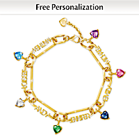 Linked In Love Personalized Bracelet