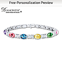 My Family Colors My World Personalized Bracelet