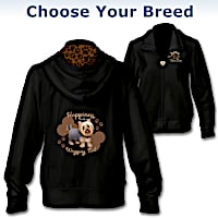 Happiness Is A Wagging Tail Women's Hoodie