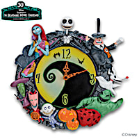 The Nightmare Before Christmas Glow-In-The-Dark Wall Clock