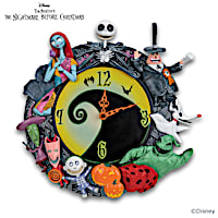 The Nightmare Before Christmas Glow-In-The-Dark Wall Clock