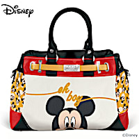 Disney Mickey Mouse Oh Boy! Handbag With Removable Strap