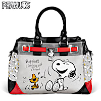 PEANUTS Snoopy And Woodstock Handbag With Removable Strap