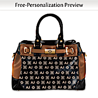 "Just My Style" Handbag Personalized With Your Initials