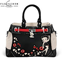 Betty Boop Handbag With Shoulder Strap And Pudgy Charm