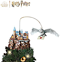 HARRY POTTER HEDWIG Tree Topper: Lights, Music And Motion