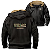 USMC Strong And Proud Men’s Hoodie