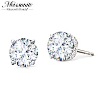 Moissanite Stud Earrings