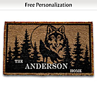 Wilderness Majesty Personalized Welcome Mat