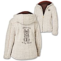Furr-ever In My Heart Yorkie Women's Jacket