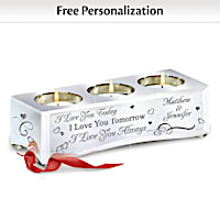 Reflections Of Love Personalized Candleholder