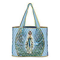 Our Lady Of Lourdes Tote Bag