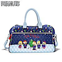 PEANUTS "Merry & Bright" Christmas Quilted Duffle Bag