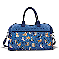 Jürgen Scholz Quilted Kittens Cats Weekender Bag