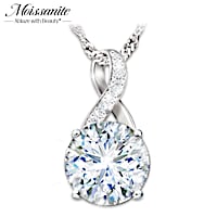 1-Carat Genuine Moissanite Shining Brilliance Necklace