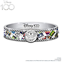 Disney100: Bangle Bracelet With Stamp Art From Movie Scenes