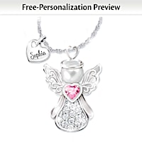 My Little Angel Personalized Pendant Necklace
