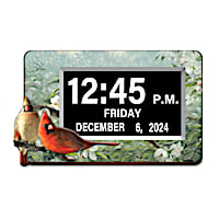 Joseph Hautman Art Easy-Read Full Disclosure Digital Clock