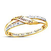 "Until We Meet Again" Diamond Remembrance Ring