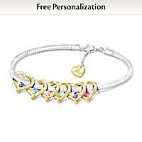 My Family Joined By Love Personalized Bracelet