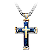 Lapis Lazuli God's Greatest Blessing Pendant Necklace