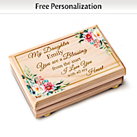 My Daughter, You Are A Blessing Personalized Music Box