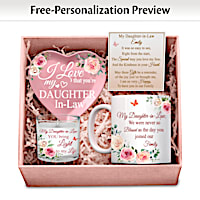 Personalized 4-In-1 Gift Box Set For Daughter-In-Law