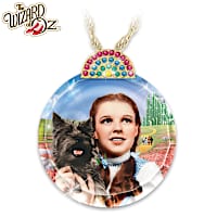 Journey Of DOROTHY And TOTO Crystal Pendant Necklace