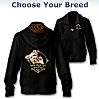 "High Five For Pups" Full-Zip Hoodie: Choose Your Breed
