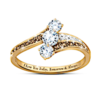 Always Our Love Topaz And Diamond Ring