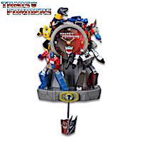 Transformers Sculptural Autobots Vs. Decepticons Wall Clock