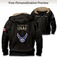 U.S. Air Force Heroes Men’s Personalized Hoodie