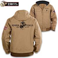 Salute To The U.S. Marines Men's Jacket