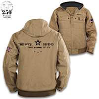 U.S. Army Canvas Jacket With Embroidered Logo