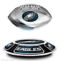 Eagles Levitating Football Lights Up And Spins