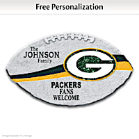 Green Bay Packers Personalized Garden Stone