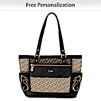 Exotic Elegance Personalized Tote Bag