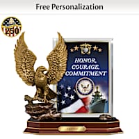 Navy Values Personalized Sculpture