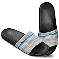 Footprints In The Sand Women's Shoes